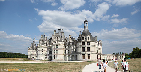 Le château de Chambord (Loire, France)