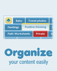 Organize your content easily