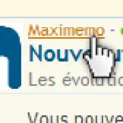 Nouveautés sur Maximemo