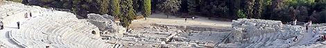 L'amphithéâtre de Cyracuse (Sicile)