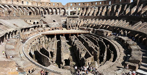 The Colosseum in Rome (Italy)