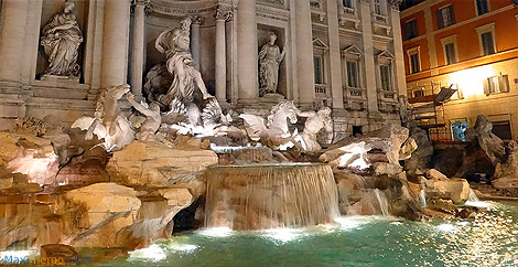 Trevi fountain (Italy)