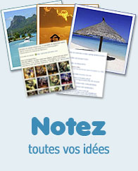 Notez vos textes, liens et téléchargez vos photos