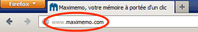 Sécurité, bien regarder la barre d'adresse du site Maximemo